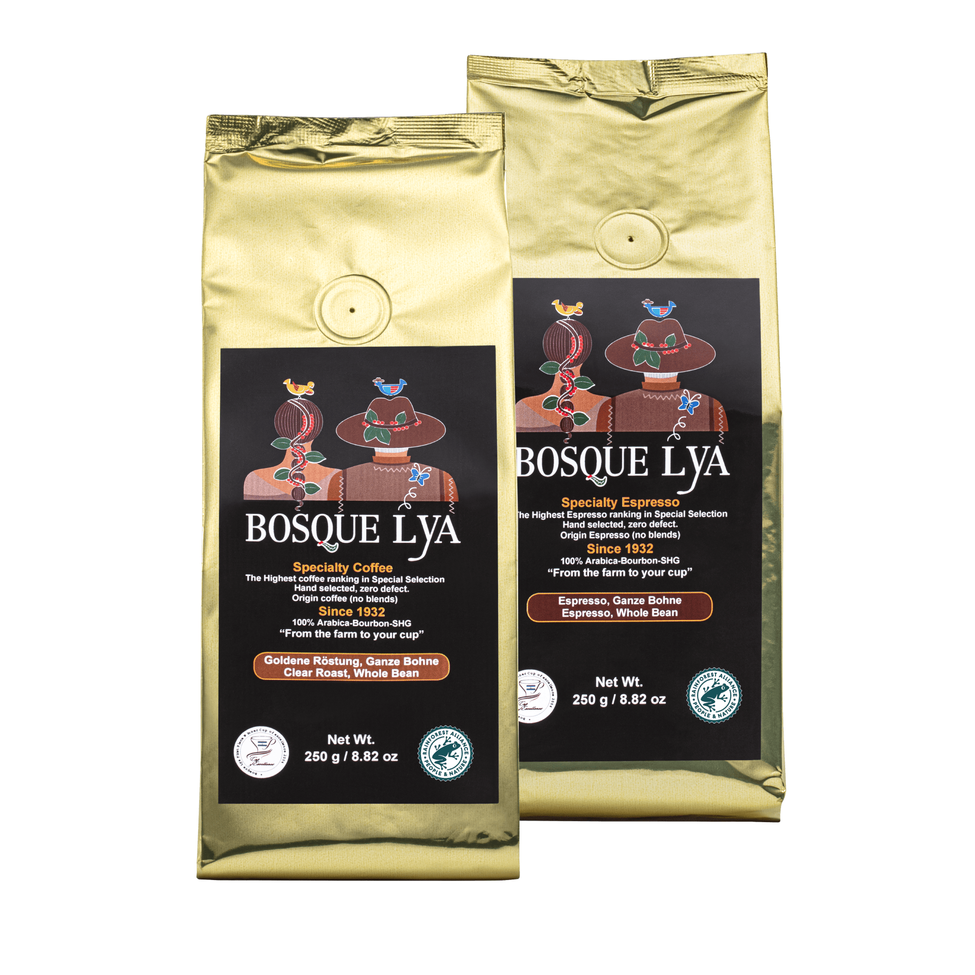 Bosque Lya Kaffee & Espresso Probierpaket